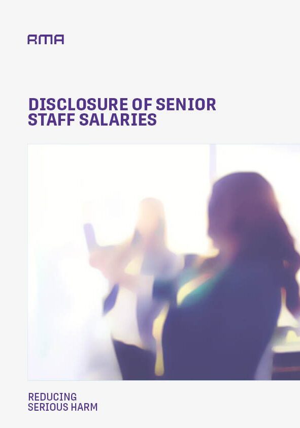 Disclosure of Senior Staff Salaries Cover Image