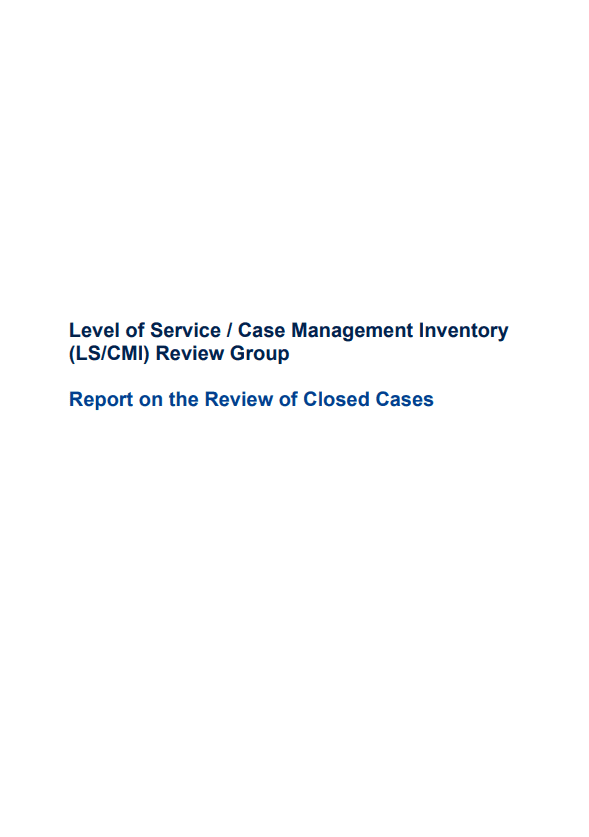 LS/CMI Review Group Report Cover Image